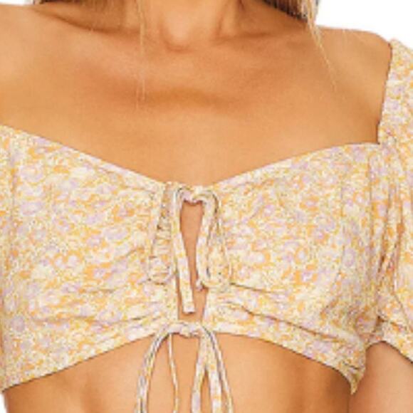 anna nata Reese Top in White Gold Arabis NWT Size XL - Picture 2 of 4